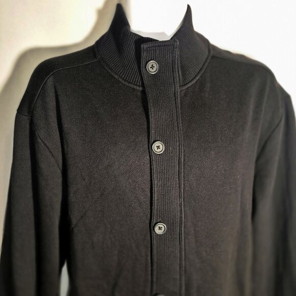 APT. 9 sweater-jacket, Dark Black, in size XL - Picture 4 of 12